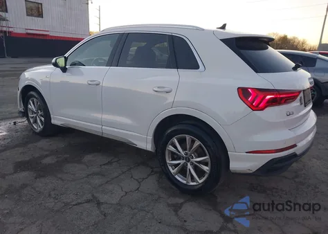 2023 Audi Q3 Premium 45 Tfsi S Line Quattro Tiptronic z USA, uszkodzony, nr VIN WA1DECF38P1105986